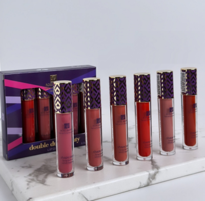 Double Duty  Beauty  lip Gloss    6 colors   (01,02,03,04,05,06) *   ليب كلوس ثابت مات