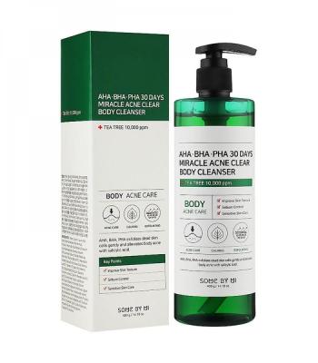 غسول AHA-BHA بأحماض تقشير المعجزة لعلاج الحبوب - 400 جرام